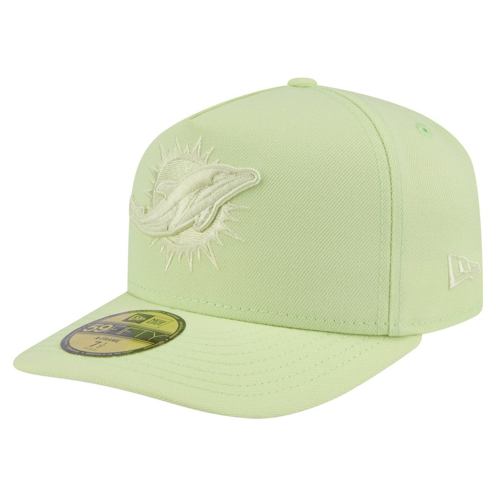 Miami Dolphins New Era Color Pack A-Frame 59FIFTY Fitted Hat