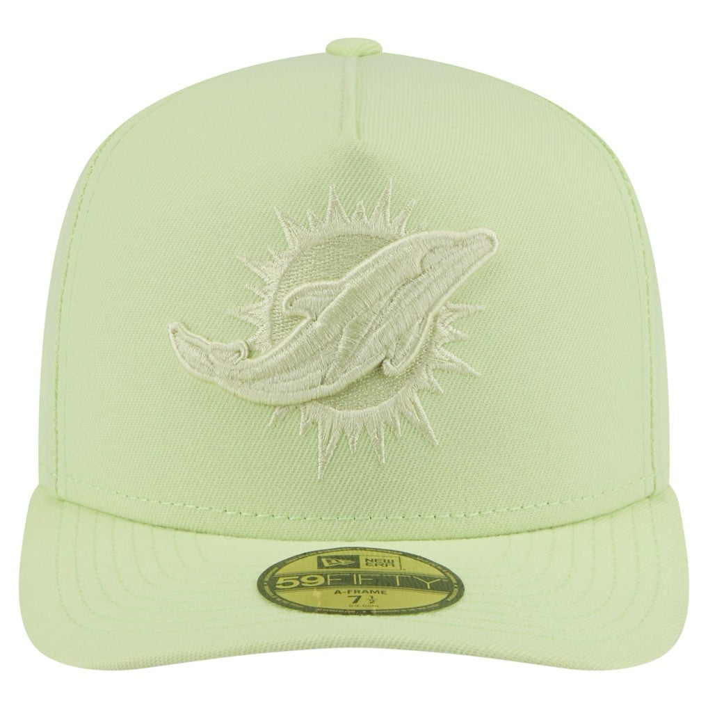 Miami Dolphins New Era Color Pack A-Frame 59FIFTY Fitted Hat