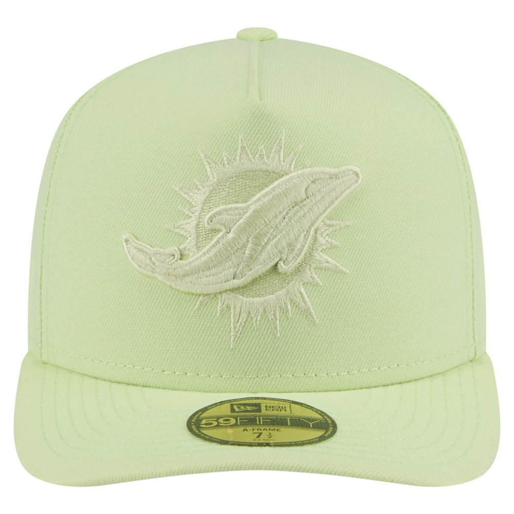 Miami Dolphins New Era Color Pack A-Frame 59FIFTY Fitted Hat