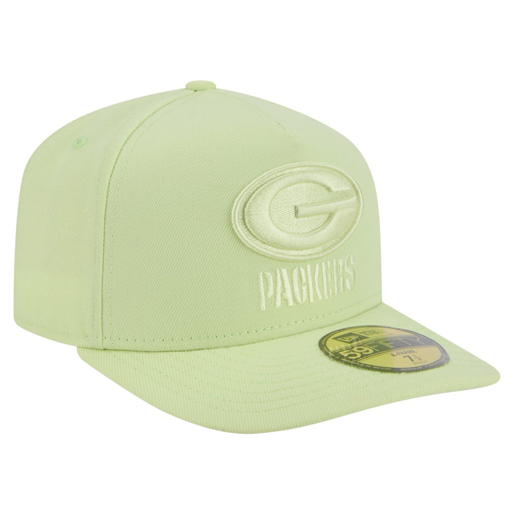 Green Bay Packers New Era Color Pack A-Frame 59FIFTY Fitted Hat