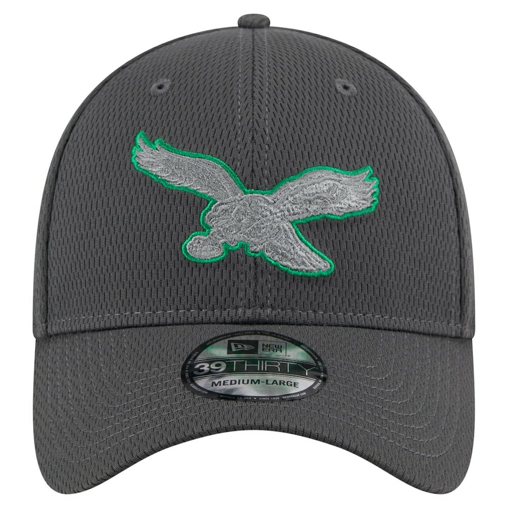 Philadelphia Eagles New Era Throwback Logo Main 39THIRTY Flex Hat