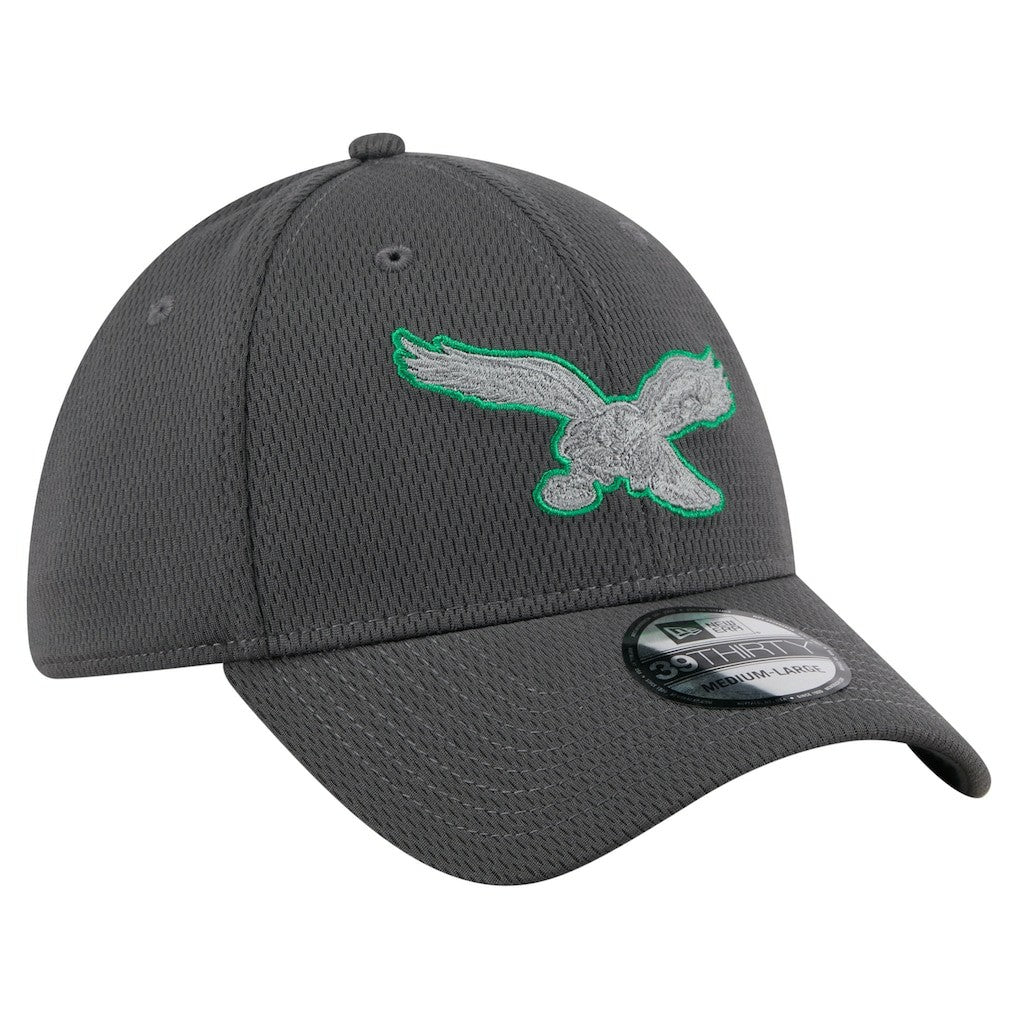 Philadelphia Eagles New Era Throwback Logo Main 39THIRTY Flex Hat
