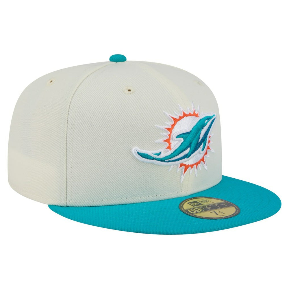 Miami Dolphins New Era Main 59FIFTY Fitted Hat