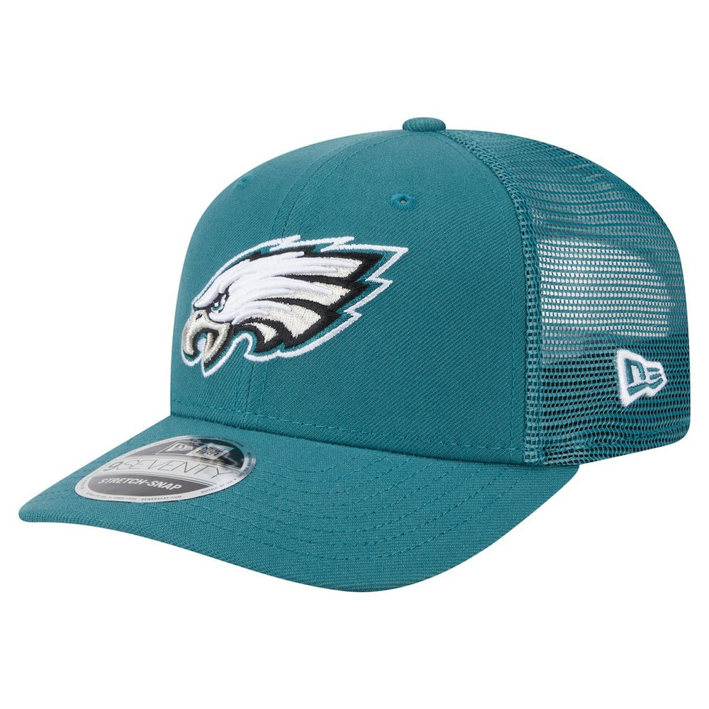 Philadelphia Eagles New Era Main Trucker 9SEVENTY Stretch-Snap Hat