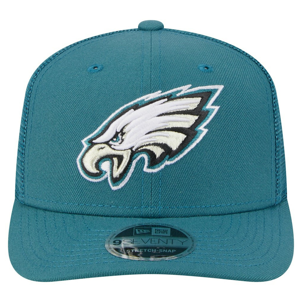 Philadelphia Eagles New Era Main Trucker 9SEVENTY Stretch-Snap Hat