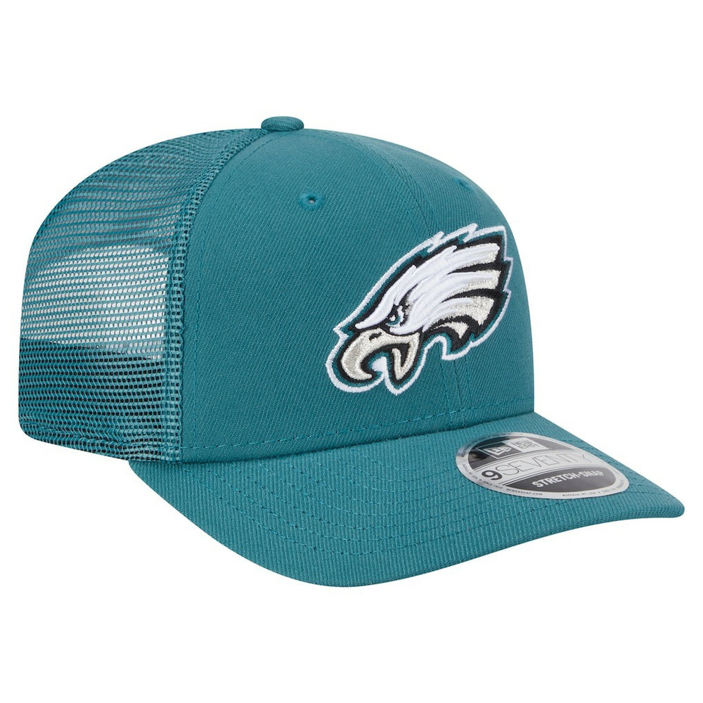 Philadelphia Eagles New Era Main Trucker 9SEVENTY Stretch-Snap Hat