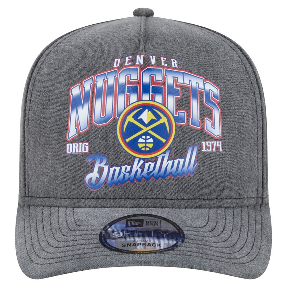 Denver Nuggets Throwback Washed Pre-Curved 9FIFTY Snapback Hat sale Online