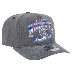 Denver Nuggets Throwback Washed Pre-Curved 9FIFTY Snapback Hat sale Online