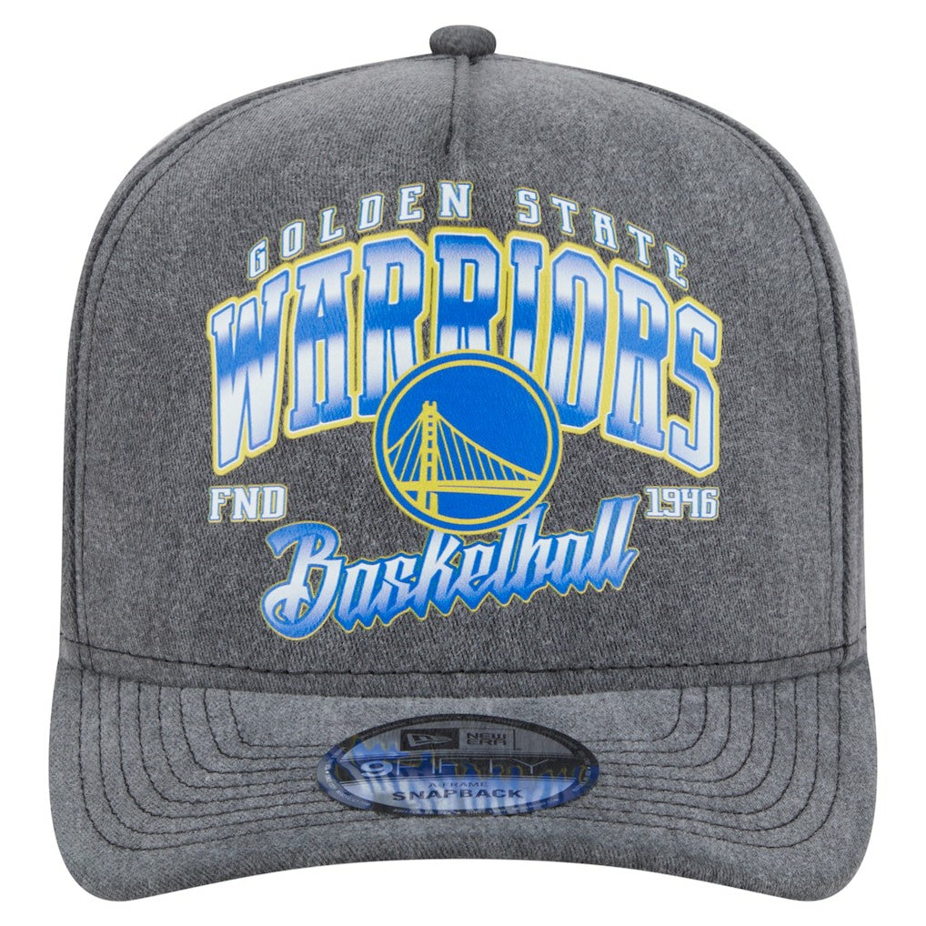 Golden State Warriors Throwback Washed Pre-Curved 9FIFTY Snapback Hat sale On Sale