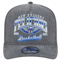 New Orleans Pelicans Throwback Washed Pre-Curved 9FIFTY Snapback Hat On Sale
