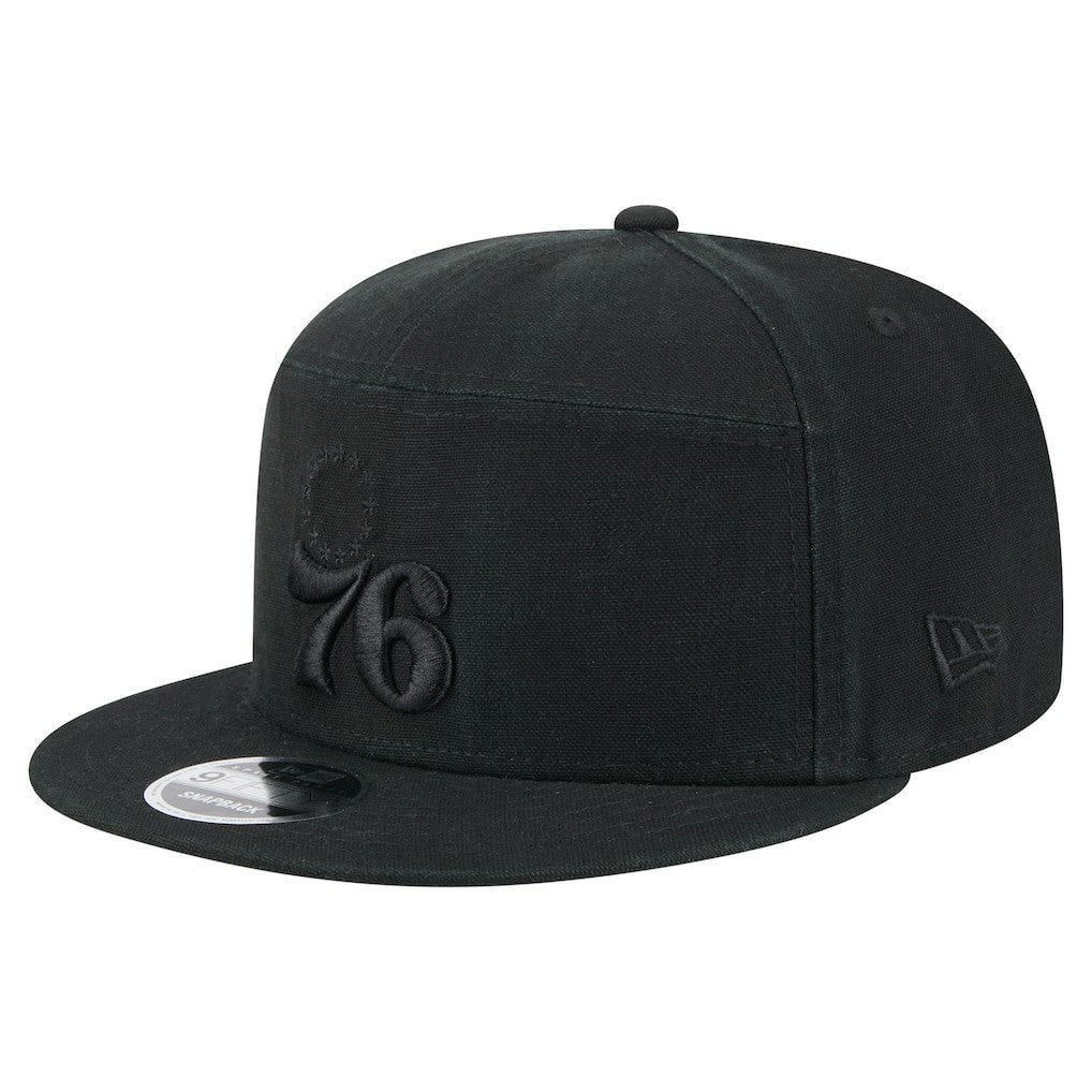 Philadelphia 76ers Adventure Canvas Split Panel 9FIFTY Snapback Hat Online