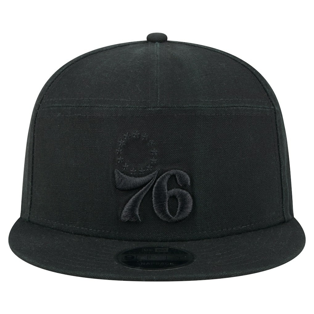 Philadelphia 76ers Adventure Canvas Split Panel 9FIFTY Snapback Hat Online