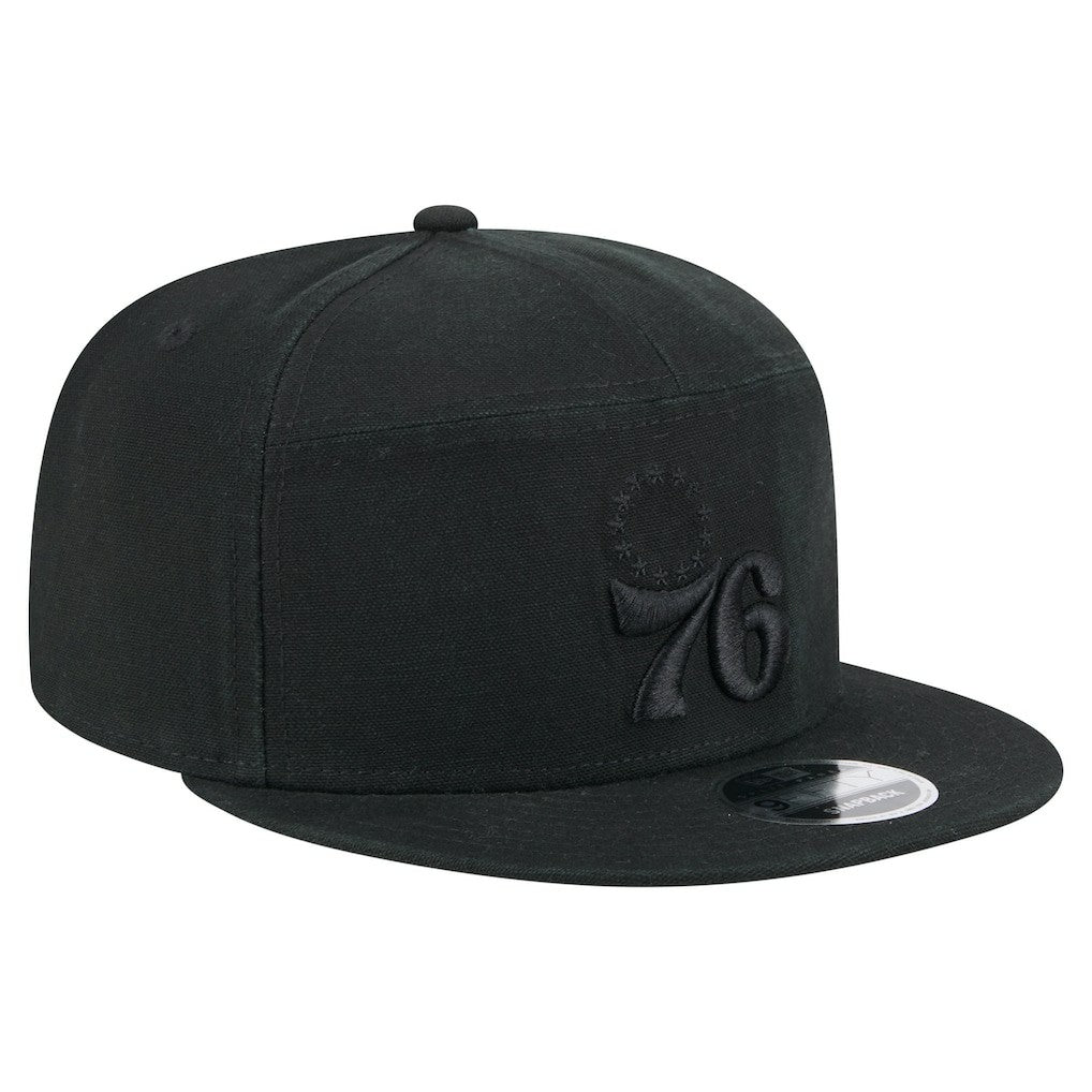 Philadelphia 76ers Adventure Canvas Split Panel 9FIFTY Snapback Hat Online