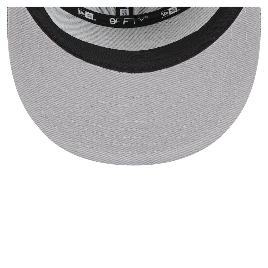 Brooklyn Nets Adventure Denim Split Panel 9FIFTY Snapback Trucker Hat For Sale