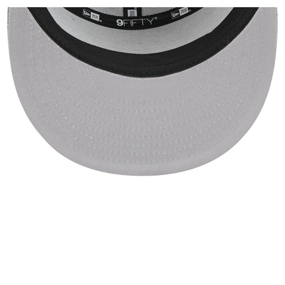 Brooklyn Nets Adventure Denim Split Panel 9FIFTY Snapback Trucker Hat For Sale