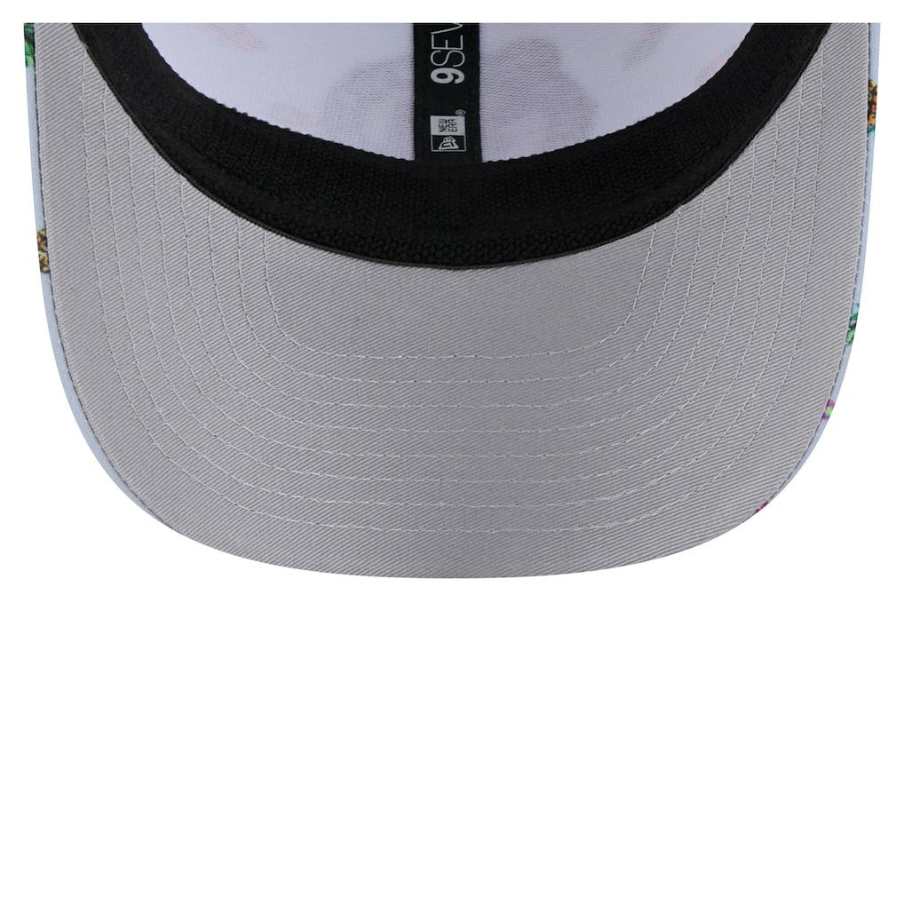 Boston Celtics Adventure Aloha Pattern 9SEVENTY Stretch-Snap Hat New