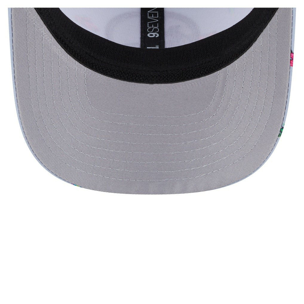 Golden State Warriors Adventure Aloha Pattern 9SEVENTY Stretch-Snap Hat sale New