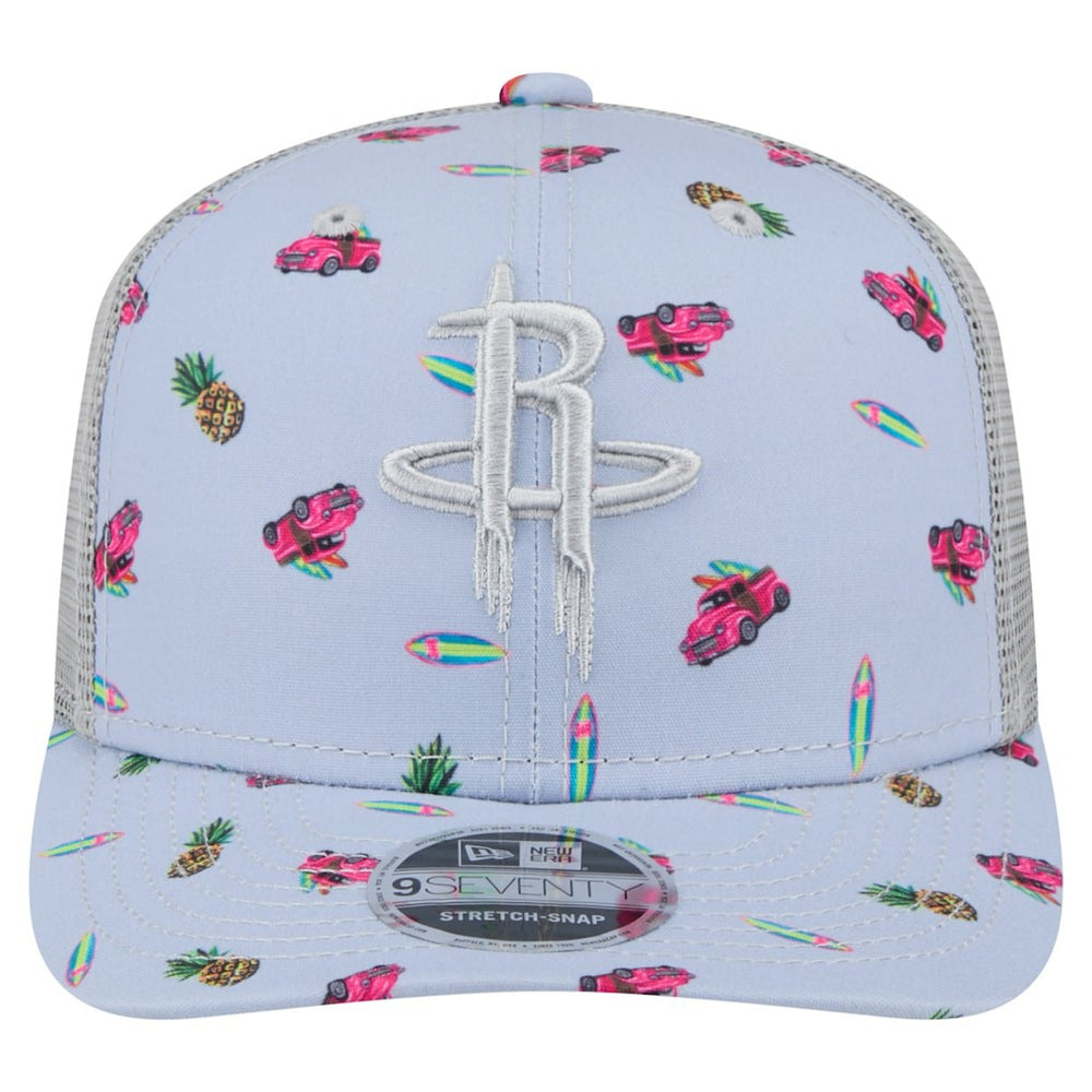 Houston Rockets Adventure Aloha Pattern 9SEVENTY Stretch-Snap Hat sale Discount
