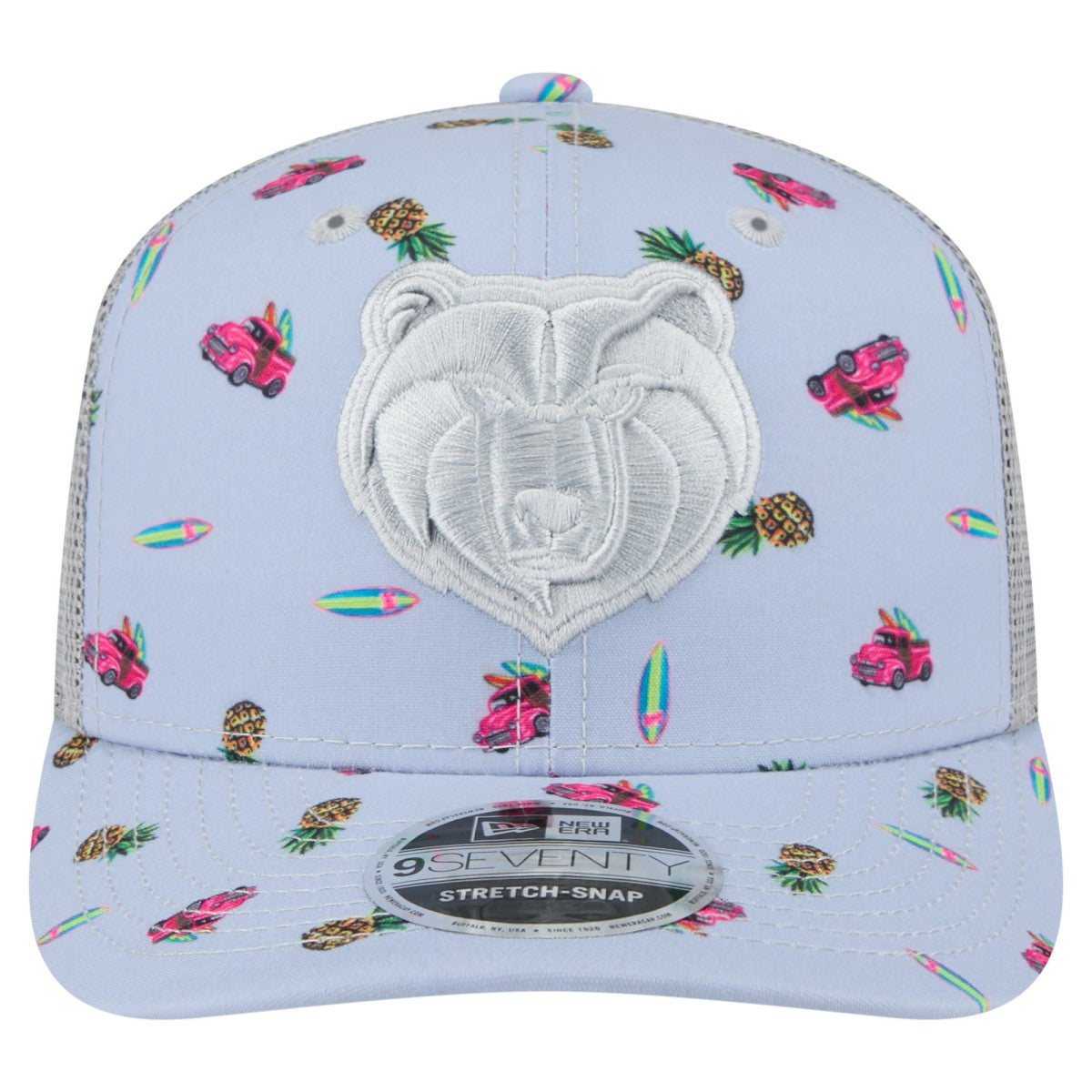 Memphis Grizzlies Adventure Aloha Pattern 9SEVENTY Stretch-Snap Hat New
