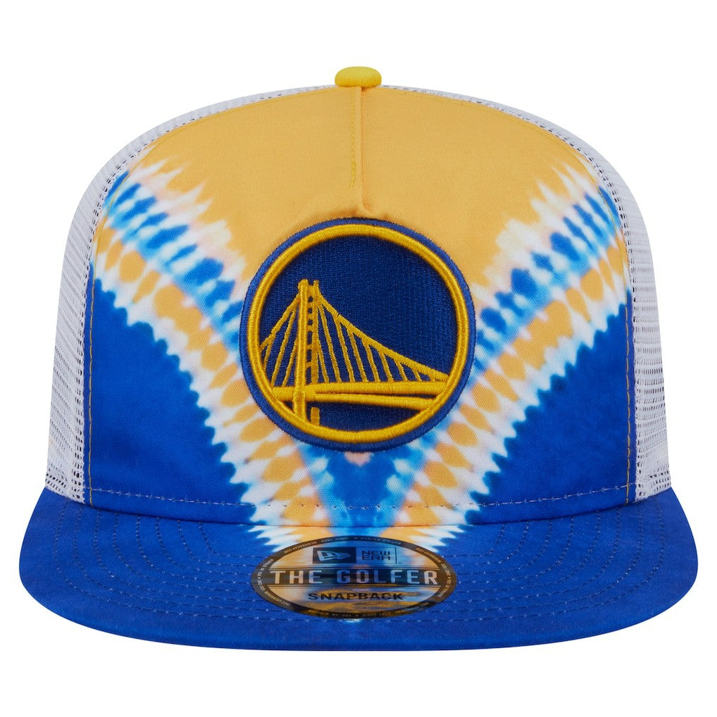 Golden State Warriors Throwback Dye Golfer Snapback Hat sale Outlet