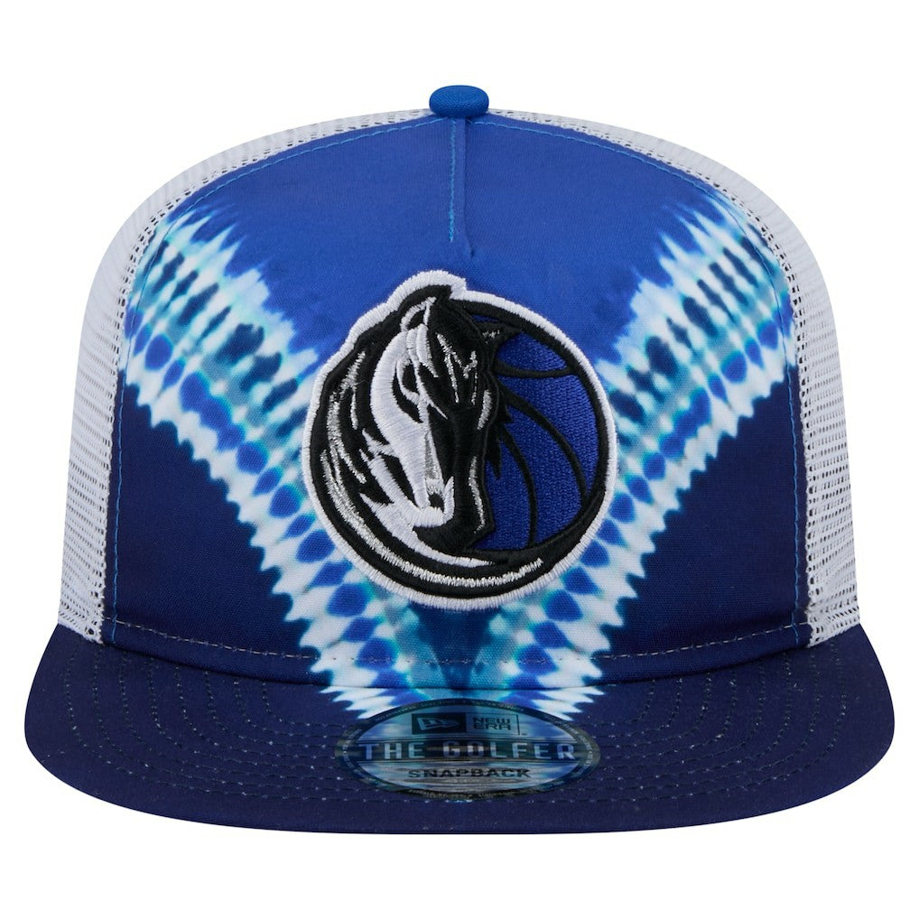 Dallas Mavericks Throwback Dye Golfer Snapback Hat sale Discount