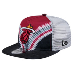 Miami Heat Throwback Dye Golfer Snapback Hat Online