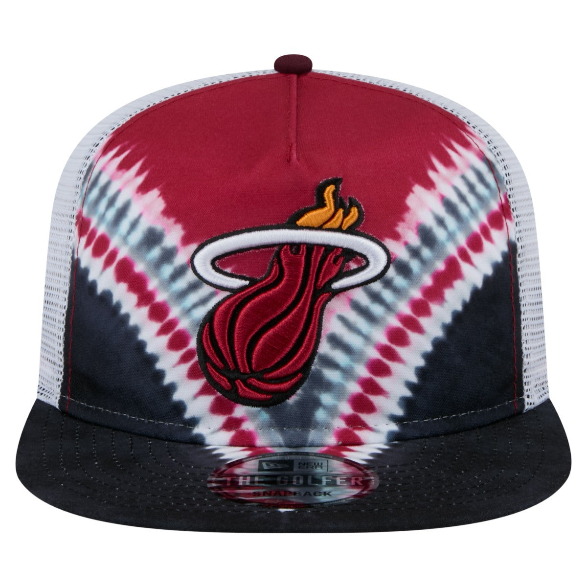 Miami Heat Throwback Dye Golfer Snapback Hat Online