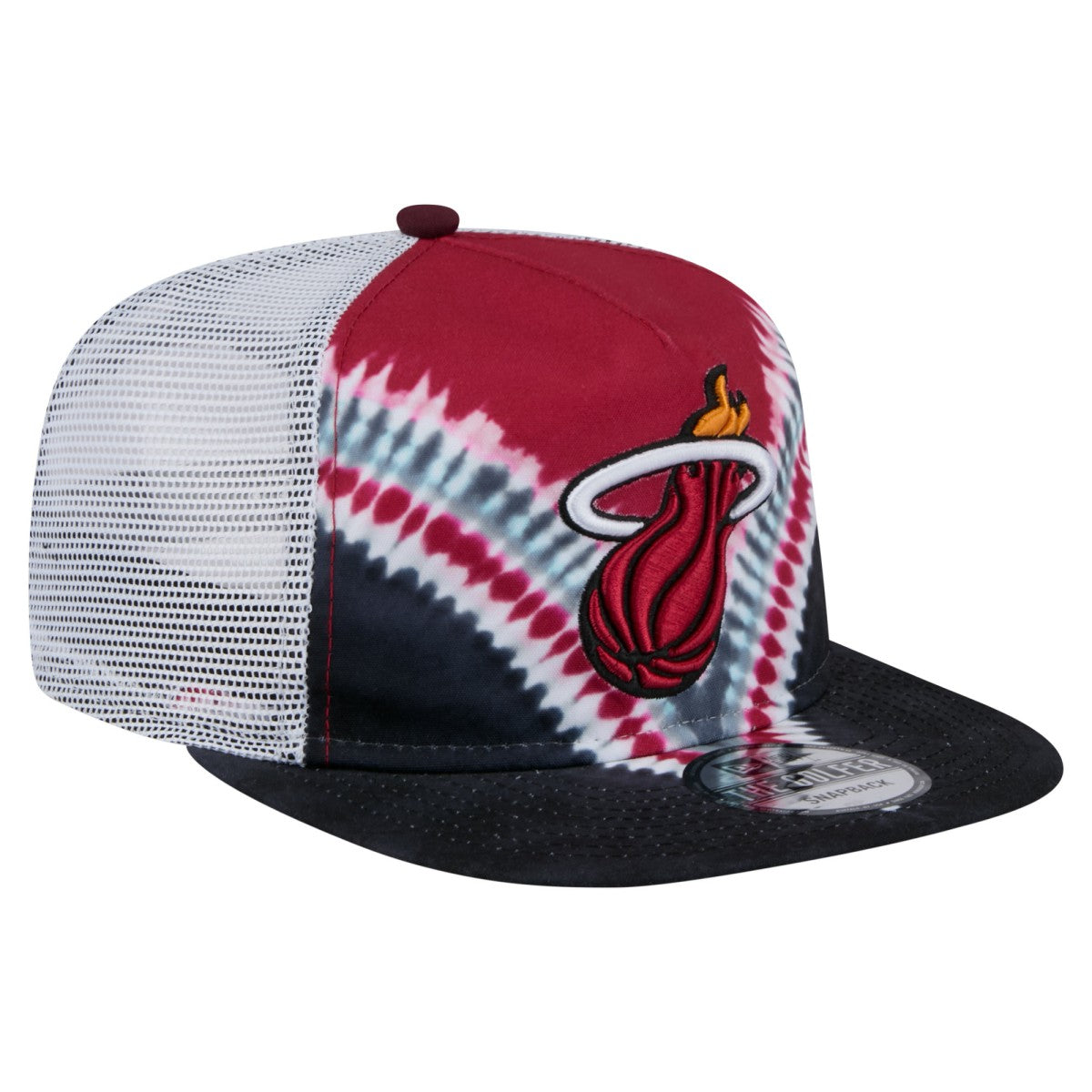 Miami Heat Throwback Dye Golfer Snapback Hat Online