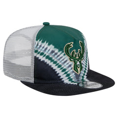 Milwaukee Bucks Throwback Dye Golfer Snapback Hat On Sale
