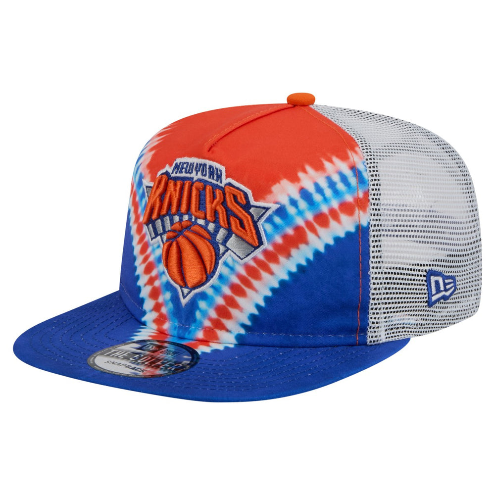 New York Knicks Throwback Dye Golfer Snapback Hat Outlet