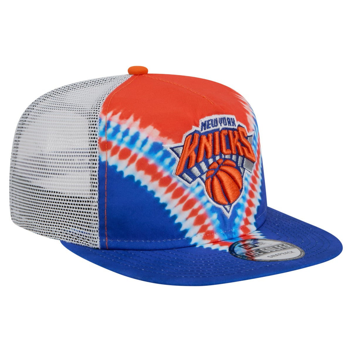 New York Knicks Throwback Dye Golfer Snapback Hat Outlet