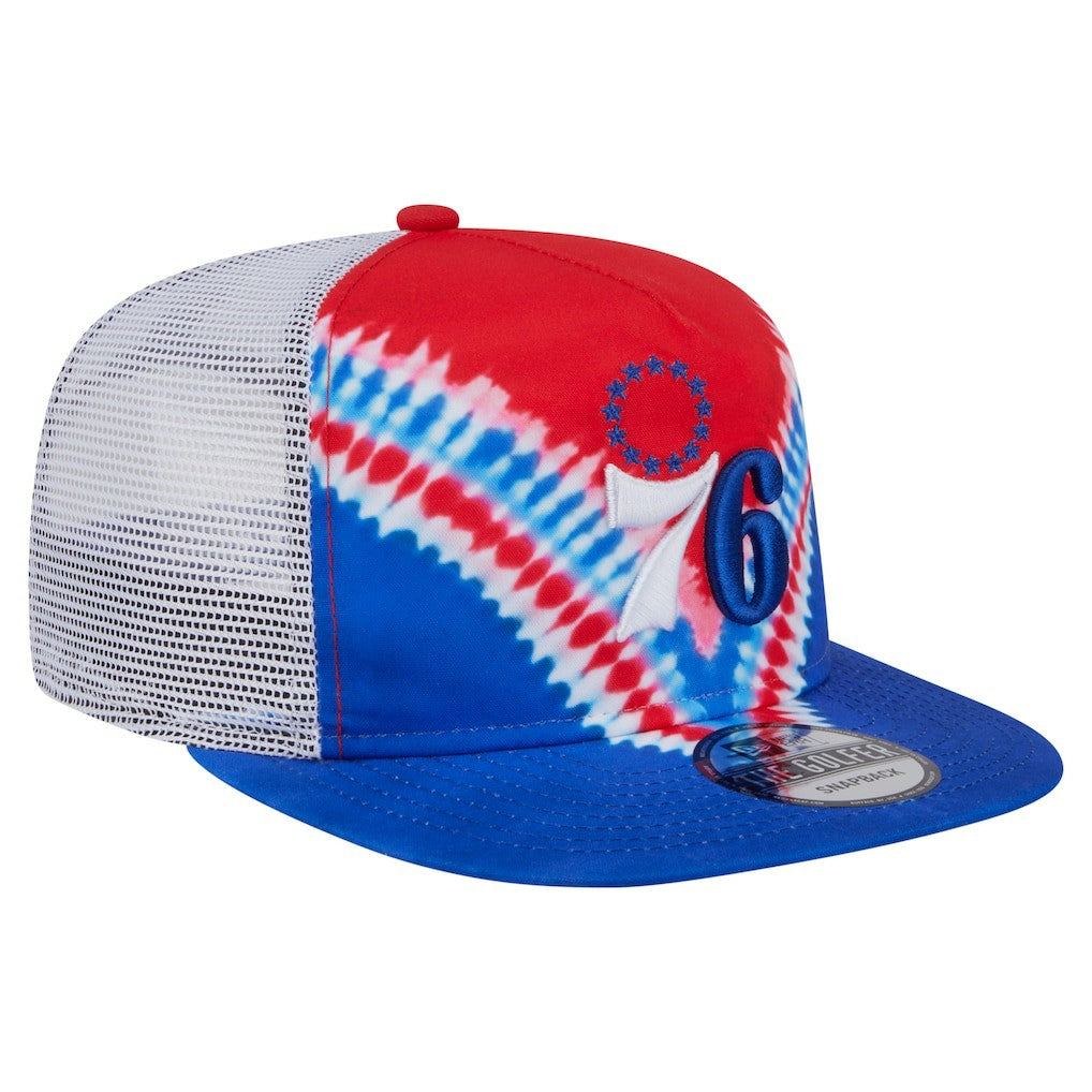 Philadelphia 76ers Throwback Dye Golfer Snapback Hat On Sale