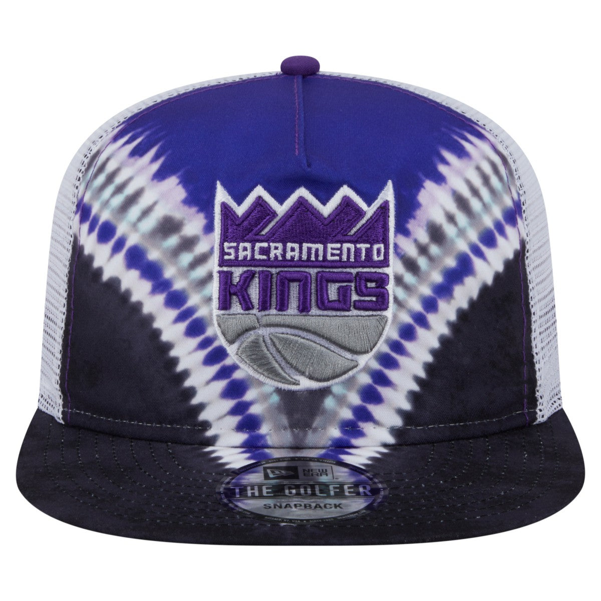 Sacramento Kings Throwback Dye Golfer Snapback Hat Discount