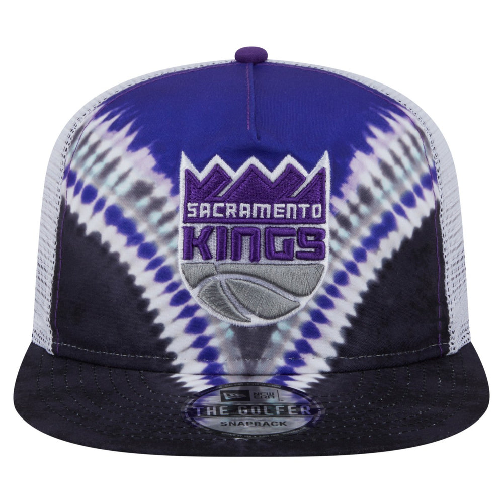 Sacramento Kings Throwback Dye Golfer Snapback Hat Discount