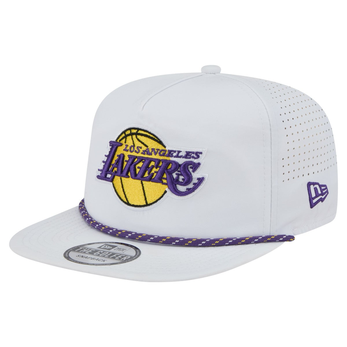 Los Angeles Lakers Performance Rope Golfer Adjustable Hat For Sale