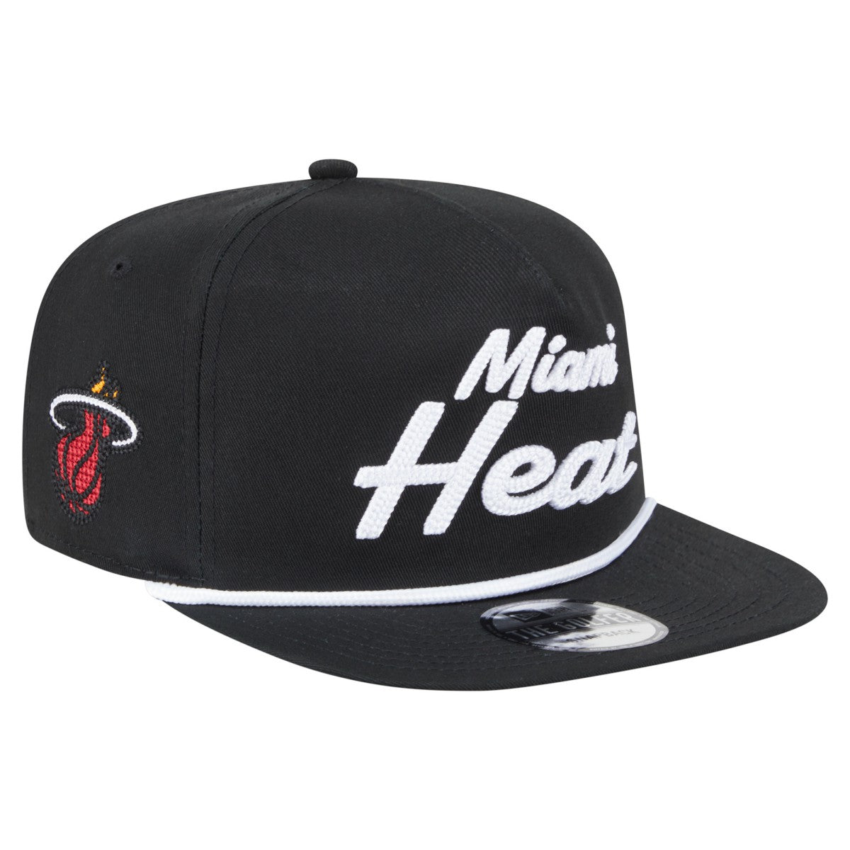 Miami Heat Team Text Golfer Snapback Hat On Sale