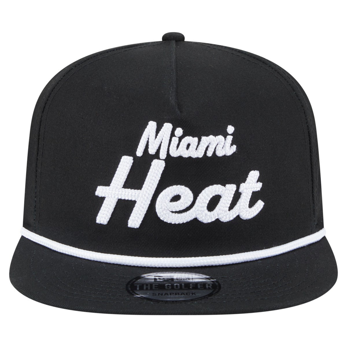 Miami Heat Team Text Golfer Snapback Hat On Sale