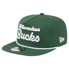 Milwaukee Bucks Team Text Golfer Snapback Hat For Sale