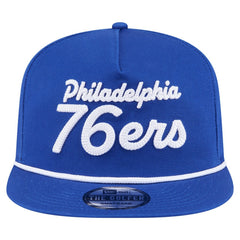 Philadelphia 76ers Team Text Golfer Snapback Hat For Sale