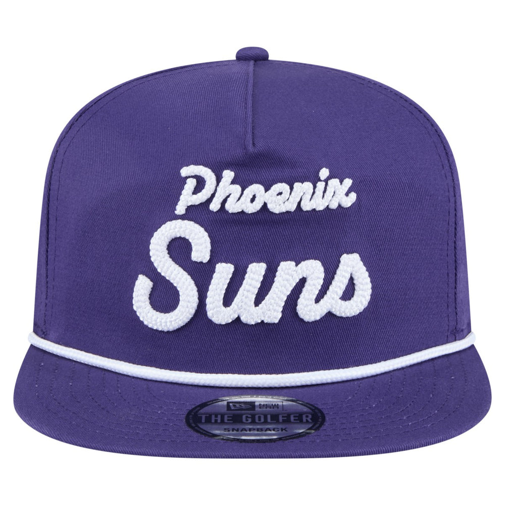 Phoenix Suns Team Text Golfer Snapback Hat New