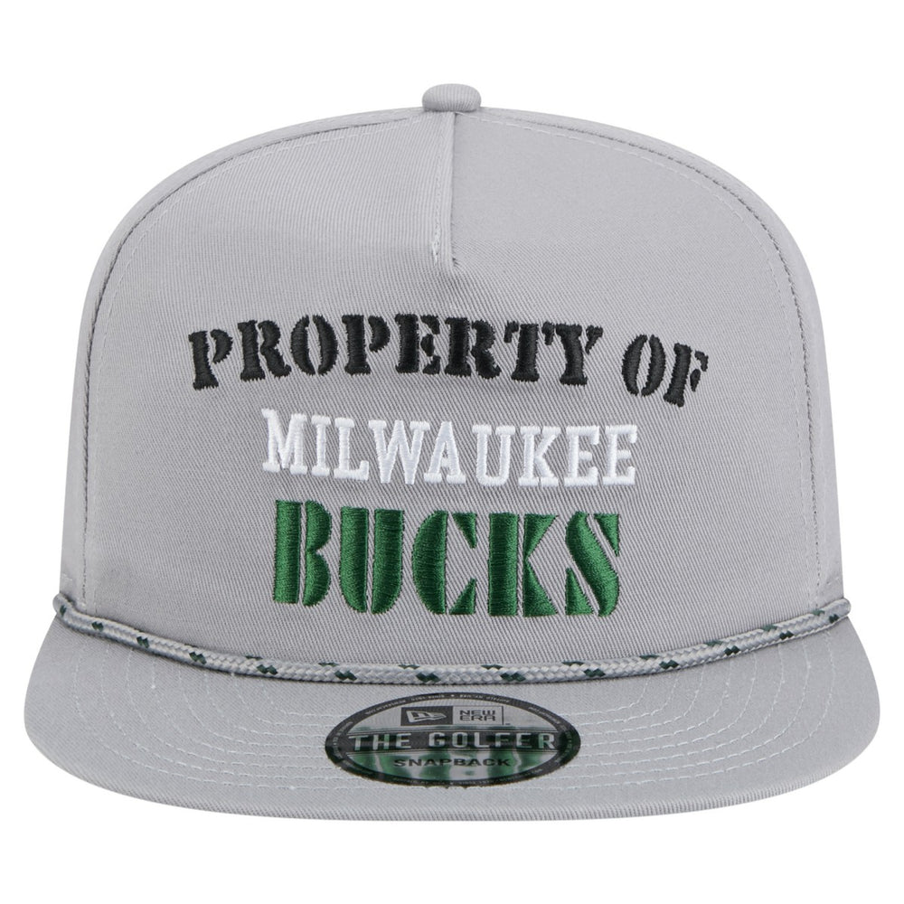Milwaukee Bucks Throwback Property Of Golfer Snapback Hat Discount