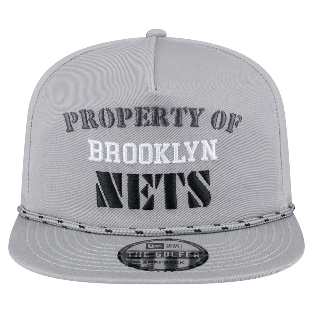 Brooklyn Nets Throwback Property Of Golfer Snapback Hat Discount