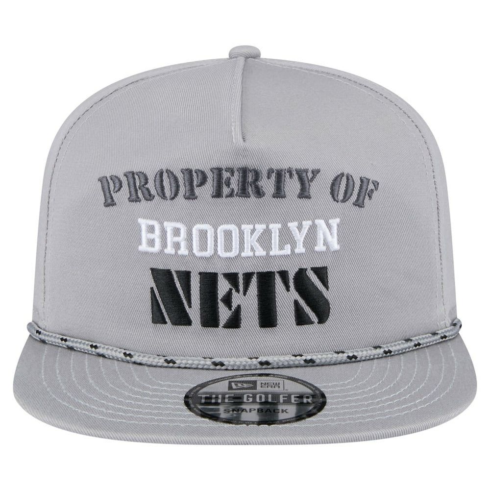 Brooklyn Nets Throwback Property Of Golfer Snapback Hat Discount