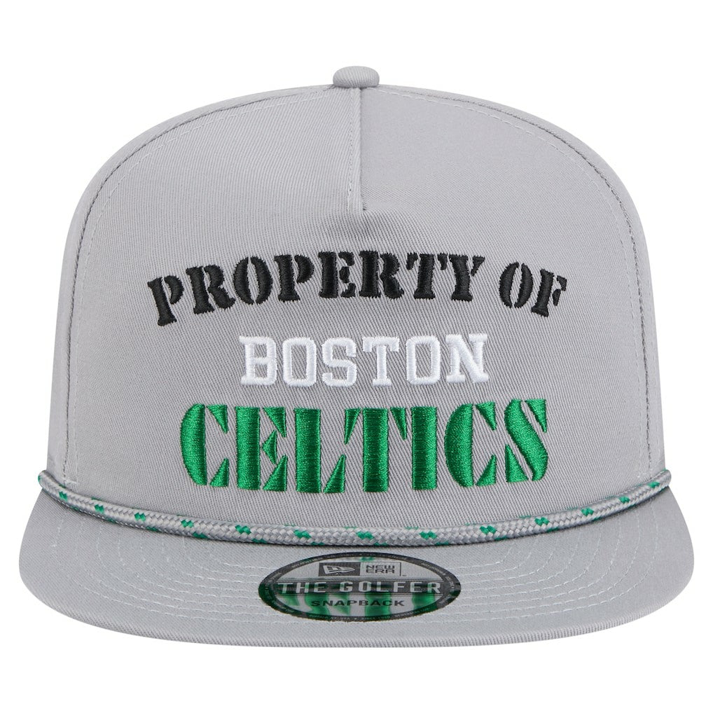 Boston Celtics Throwback Property Of Golfer Snapback Hat For Sale