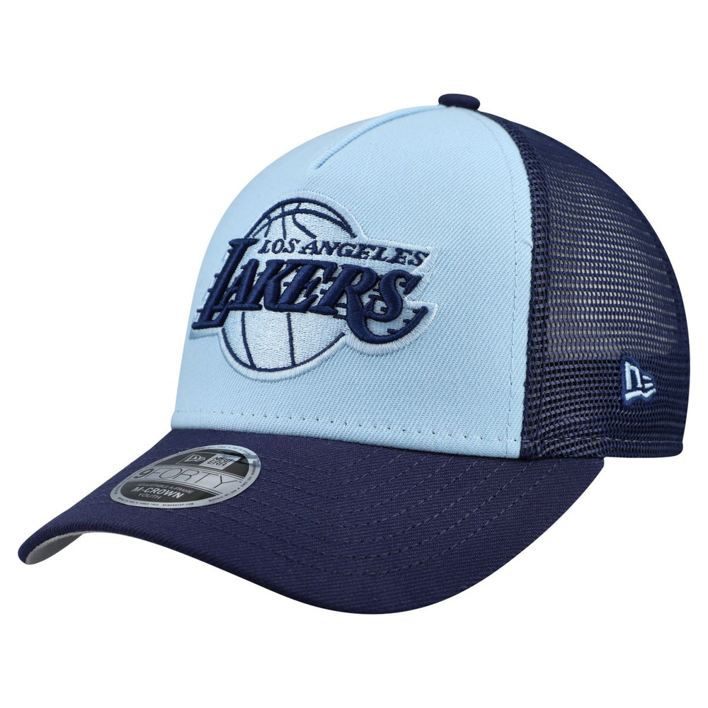 Los Angeles Lakers Youth Colorpack 9FORTY A-Frame Trucker Adjustable Hat New