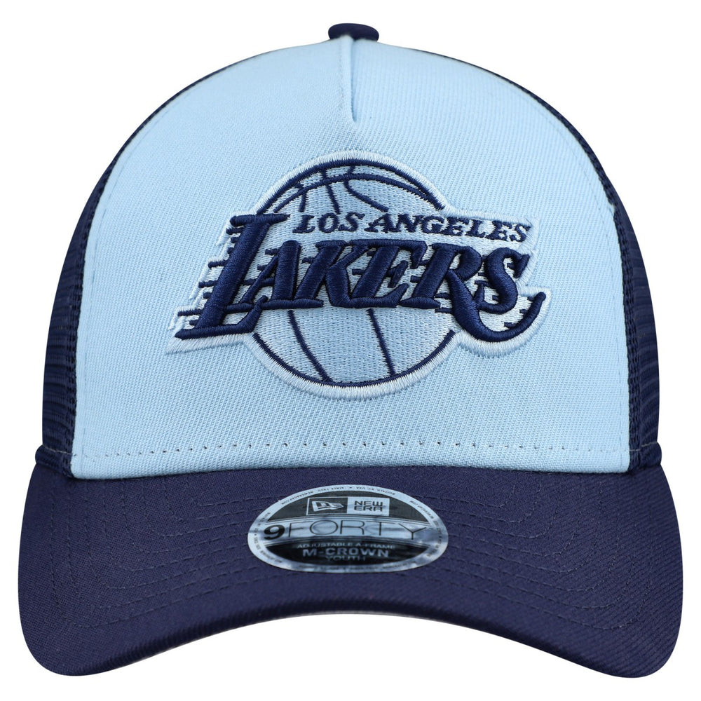 Los Angeles Lakers Youth Colorpack 9FORTY A-Frame Trucker Adjustable Hat New