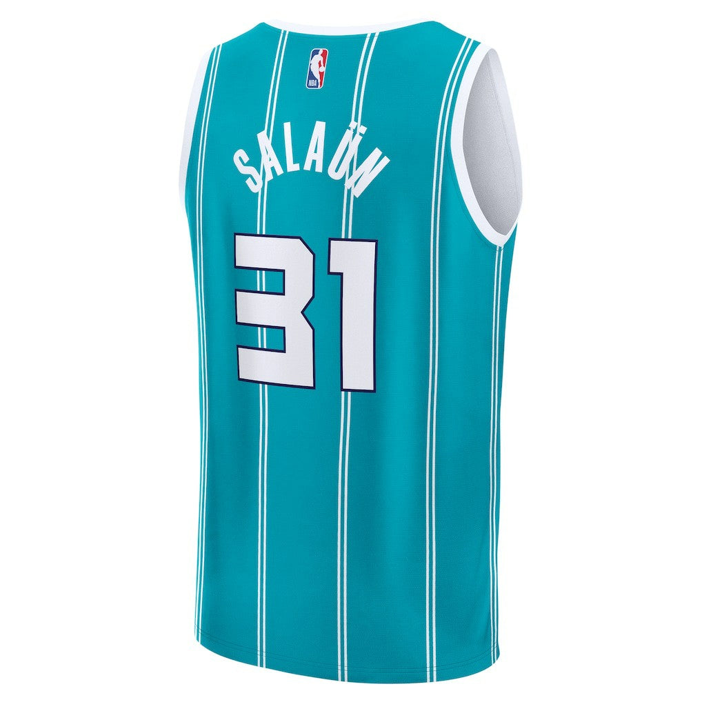 Tidjane Salaun Charlotte Hornets 2024 NBA Draft Fast Break Player Jersey New