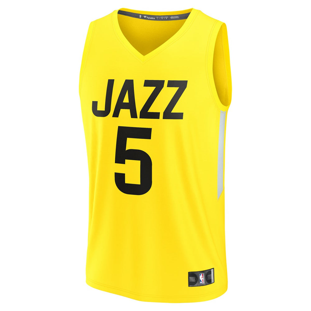 Cody Williams Utah Jazz 2024 NBA Draft Fast Break Player Jersey Discount