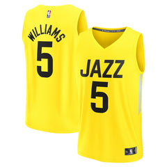 Cody Williams Utah Jazz Youth 2024 NBA Draft Fast Break Player Jersey Online