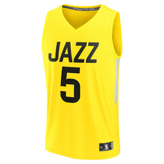 Cody Williams Utah Jazz Youth 2024 NBA Draft Fast Break Player Jersey Online